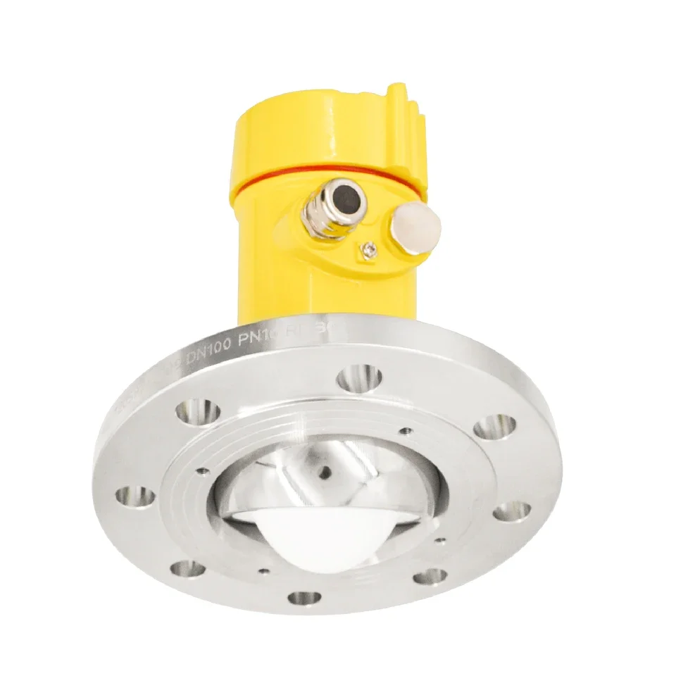 High Frequency 80GHz Non-Contact Level Meter 4-20mA HART DN80 DN100  Level Sensor Level Measuring Instruments