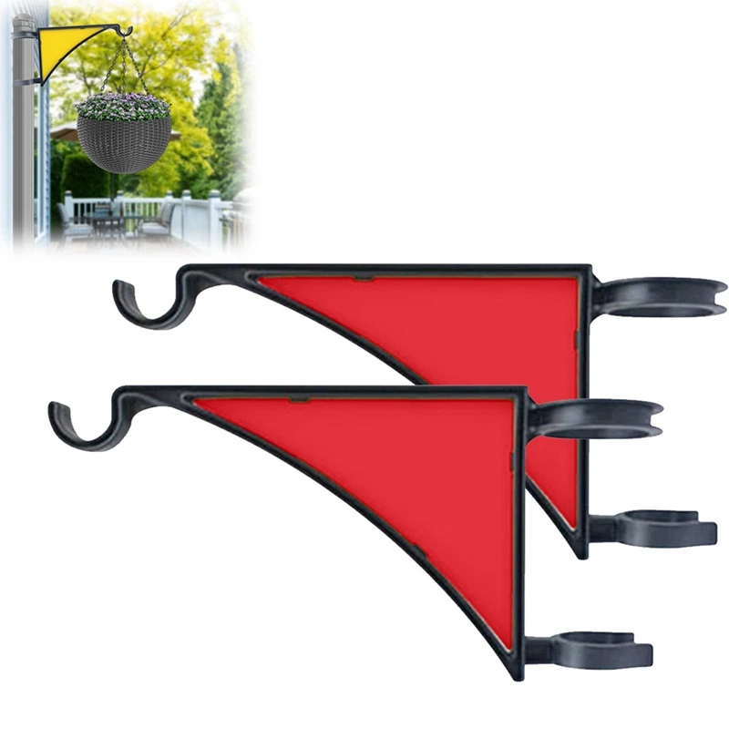 

Plant Hangers,2 Pack Hangs Fence Post Hanger For Bird Feeders, Planters, Lanterns, Wind Chimes,Patio Decor