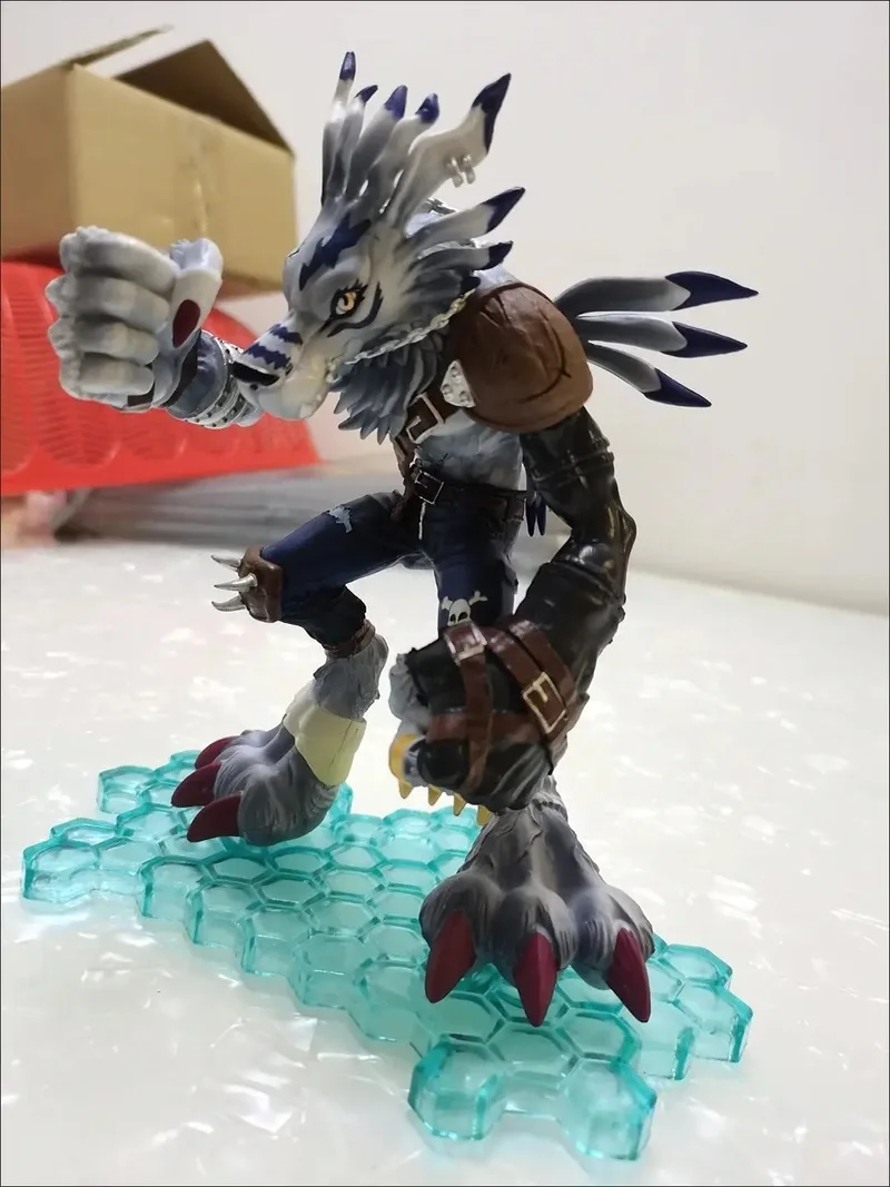 22cm Anime Digimon Orc Garuru Greymon Figure Greymon Action Figures Pvc Statue Desktop Decoration Collection Model Toys Gifts