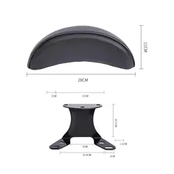 Rear Seat Backrest Passenger Backrest Thickened Foam Durable Cushion Bracket Bicycle Rear Seat for Motorcycle Electric Bike