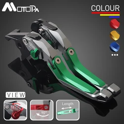 MOTOPA Brake Clutch Levers For KAWASAKI NINJA 400 300 250/R/SL VERSYS-X Z250 Z300 Z400 Z125/PRO Adjustable Clutch Brake Lever