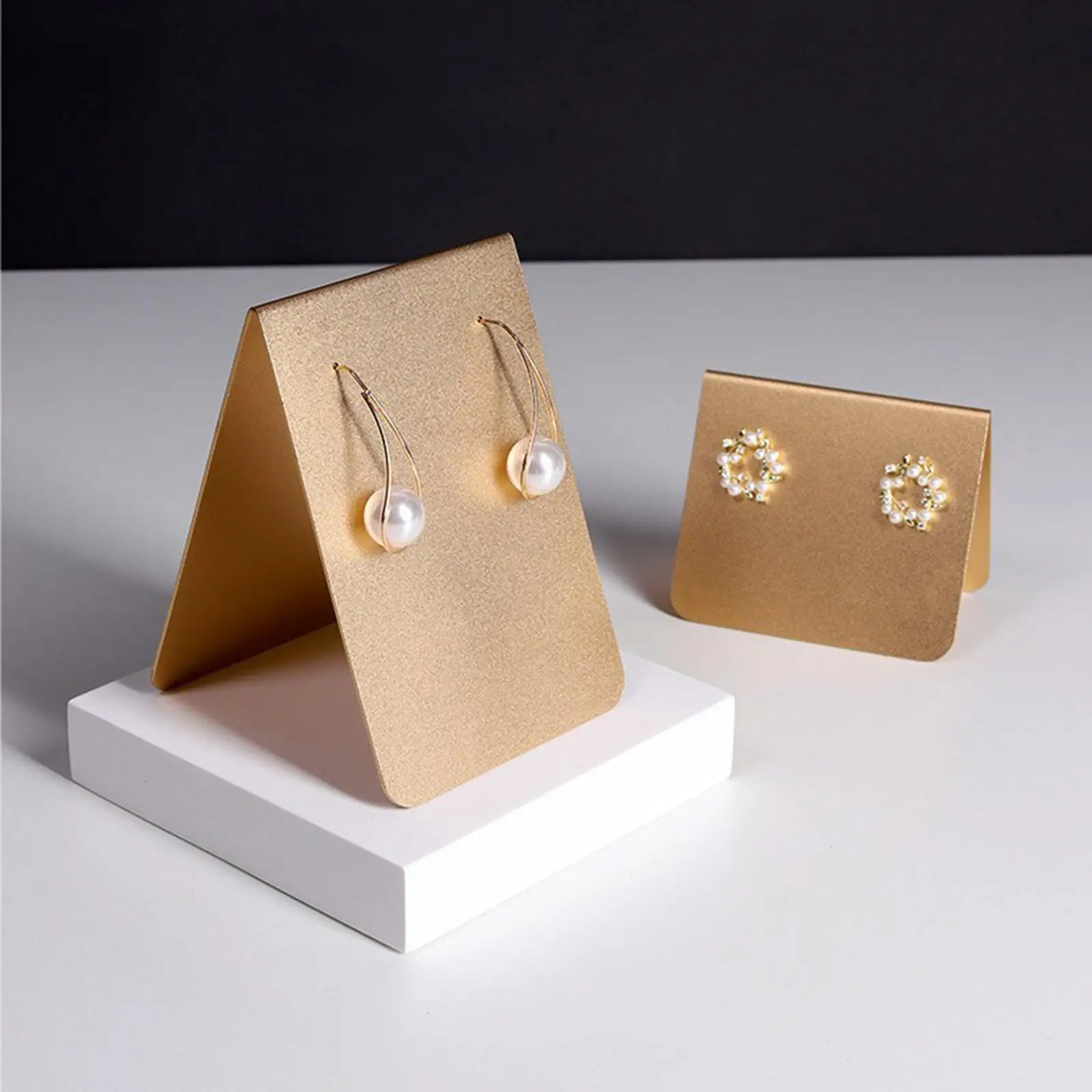 

Jewelry Organizer Display Storage Multifunction Metal Earrings Holder Jewelry Holder for Showcase Stores Dresser Home Tabletop