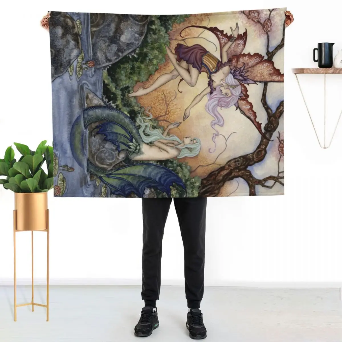 The Introduction Throw Blanket Shaggy Kid'S Loose Sofa Nap Winter beds Blankets