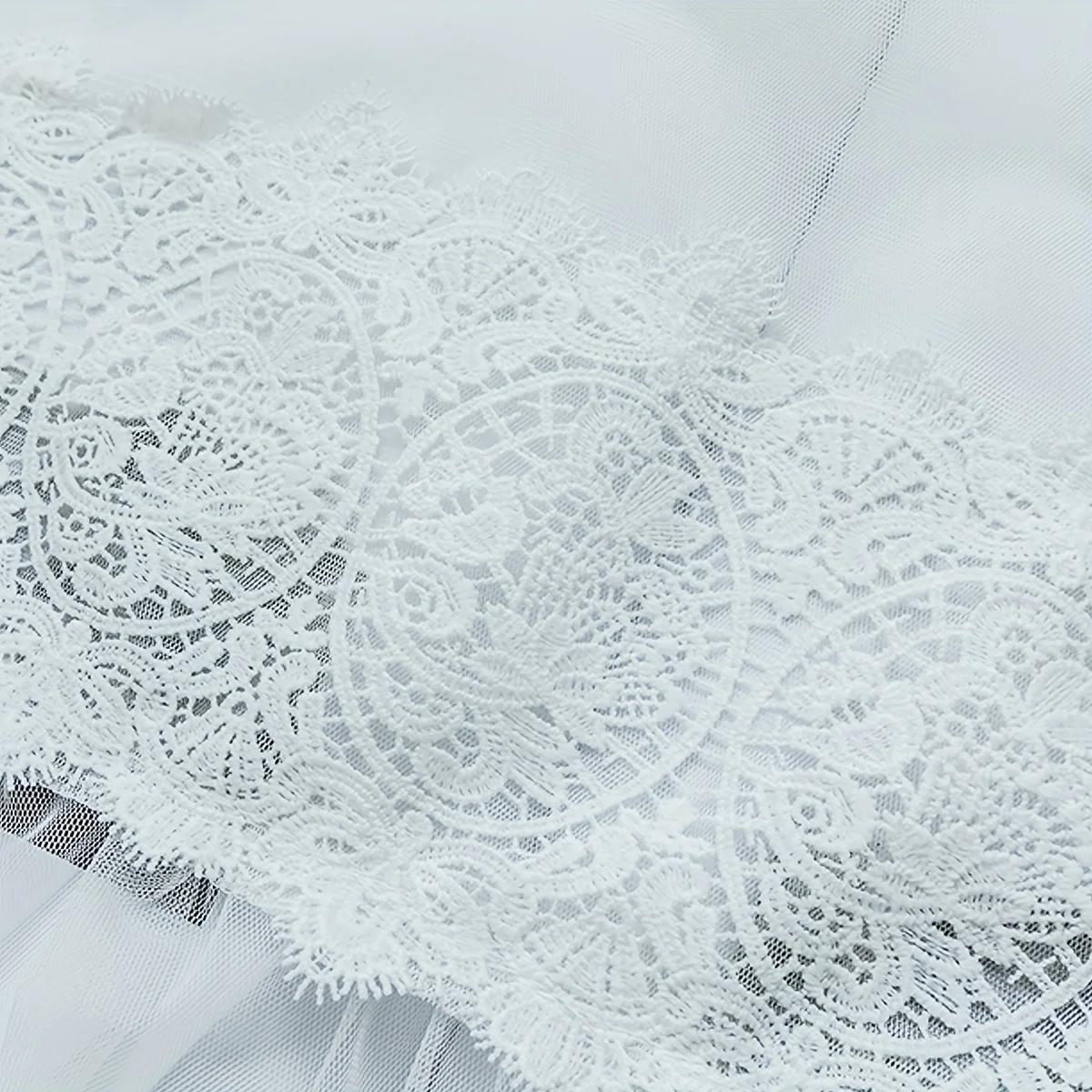 1 st, Franse pastorale stijl wit modern koffiegordijn, restaurant café balkon decoratie erker scheidingswand klein gordijn