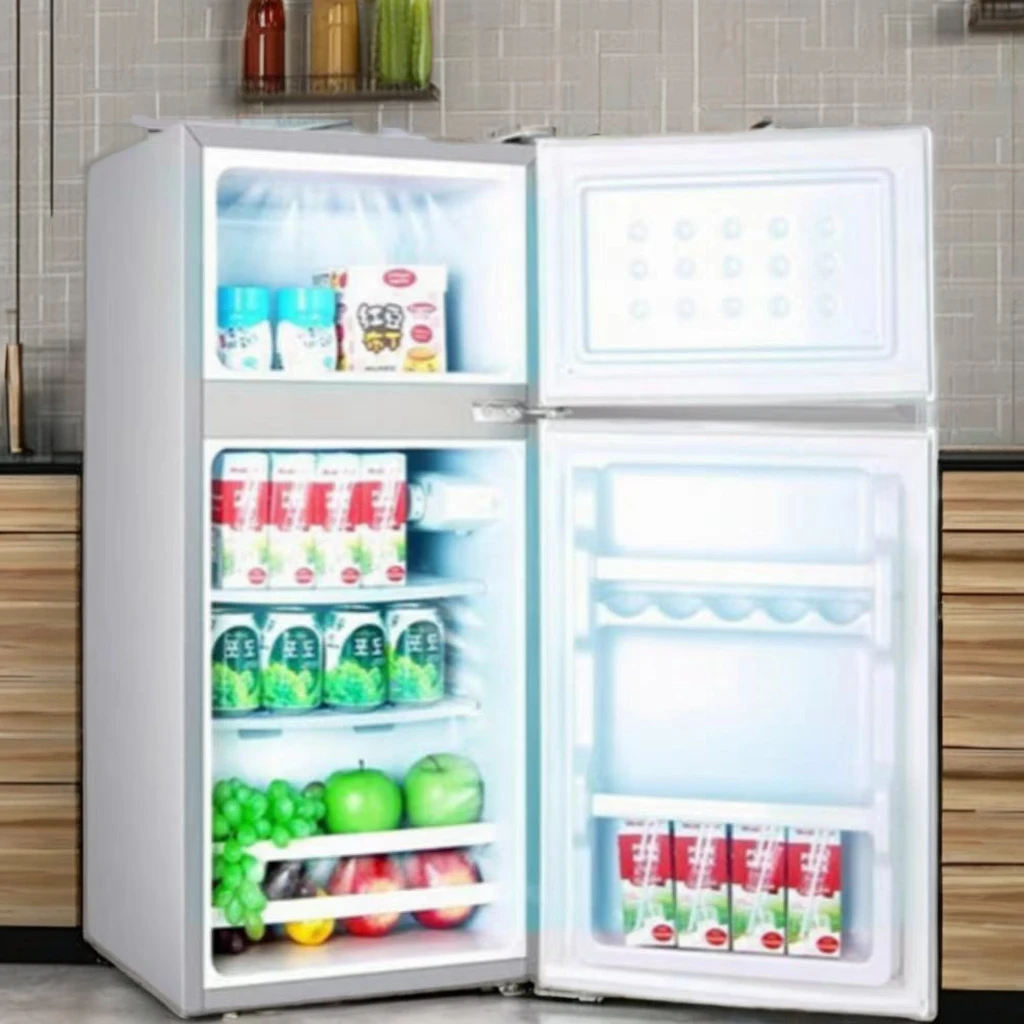 Intelligent temperature sensing and automatic adjustment saves electricity and saves your heart. double door fridge for home