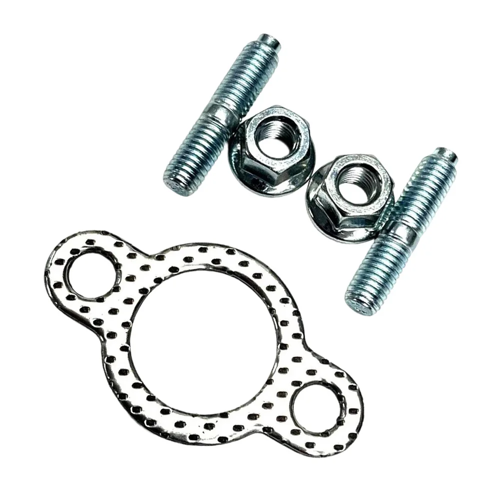 Engine Gasket Set Exhaust Stud Kit Exhaust System Repair Complete Repair Kit Easy Installation Includes Studs Nuts Gasket