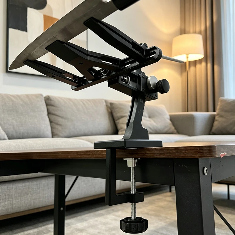 Aiguiseur de couteaux professionnel à angle fixe, outil d'affûtage à réglage précis, accessoires d'aide à l'affûtage, pierre à aiguiser