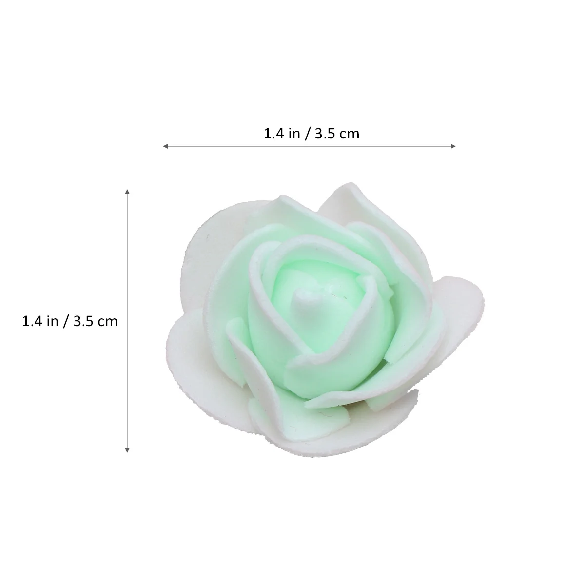 

100 Pcs Rose Heads Decor Artificial Faux Flowers Fake for Wedding Bouquet Roses