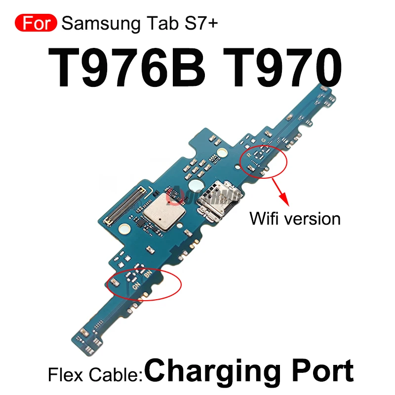 1Pcs For Samsung Galaxy Tab S7Plus S7+ 5G T970 T976 SM-T976B USB