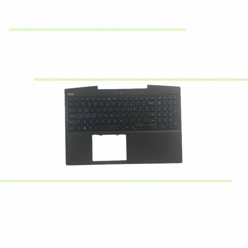 New For  Dell G3 15 3590 3500 Palmrest US Keyboard Bezel Blue backlit Keyboard 0P0NG7