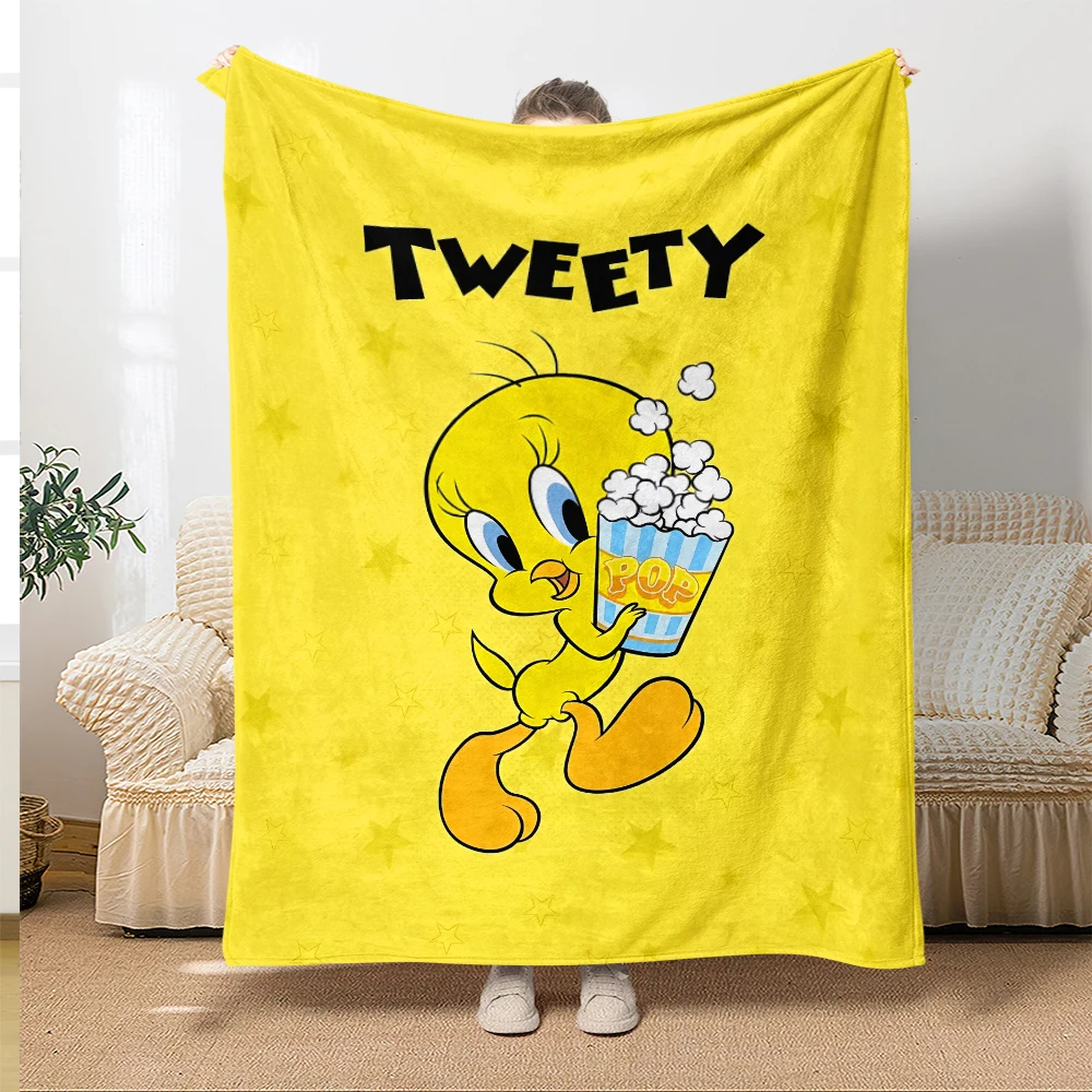 Disney Tweety Bird Blanket.Seasonal Blankets.Used for Sofas,Beds,Living Rooms, Travel Picnics, Blankets, Gifts,Thin Blankets