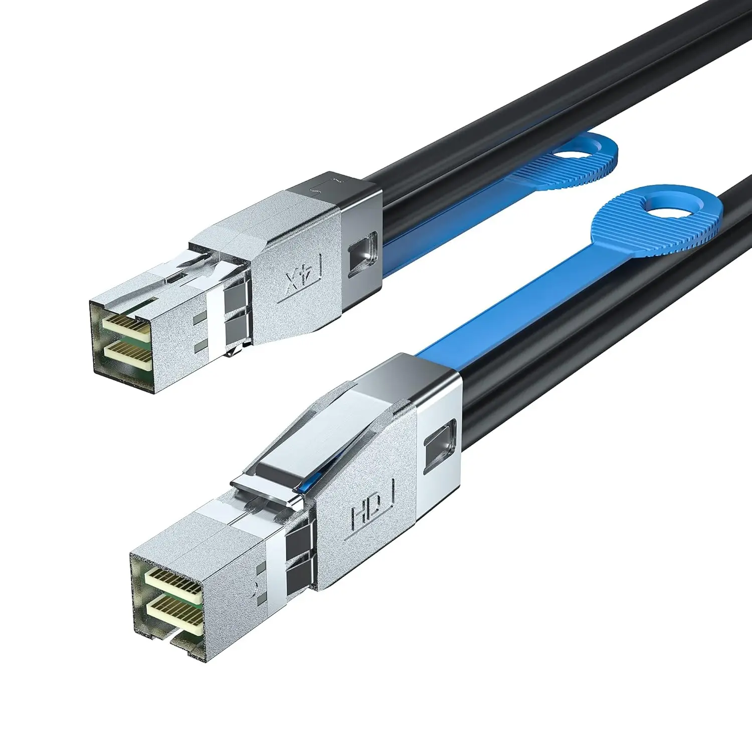 SFF-8644 to SFF-8088 External Mini SAS HD Hybrid Cable for HBA,RAID Controllers,Storage Enclosures-Backward/Forward Compatible