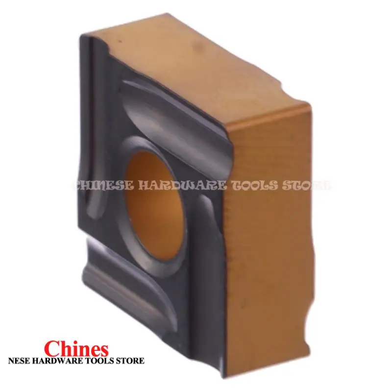 شفرة مشقوقة بلونين مضادة للانزلاق ومقاومة للاهتراء SNMG120404R-LS SP3200 شفرة فولاذية من النوع الإيجابي #6