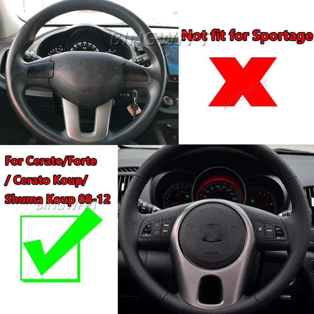 Multifunction Steering Wheel Buttons volume adjustment cruise control Switches For Kia Forte Shuma Cerato Koup 2008-2012