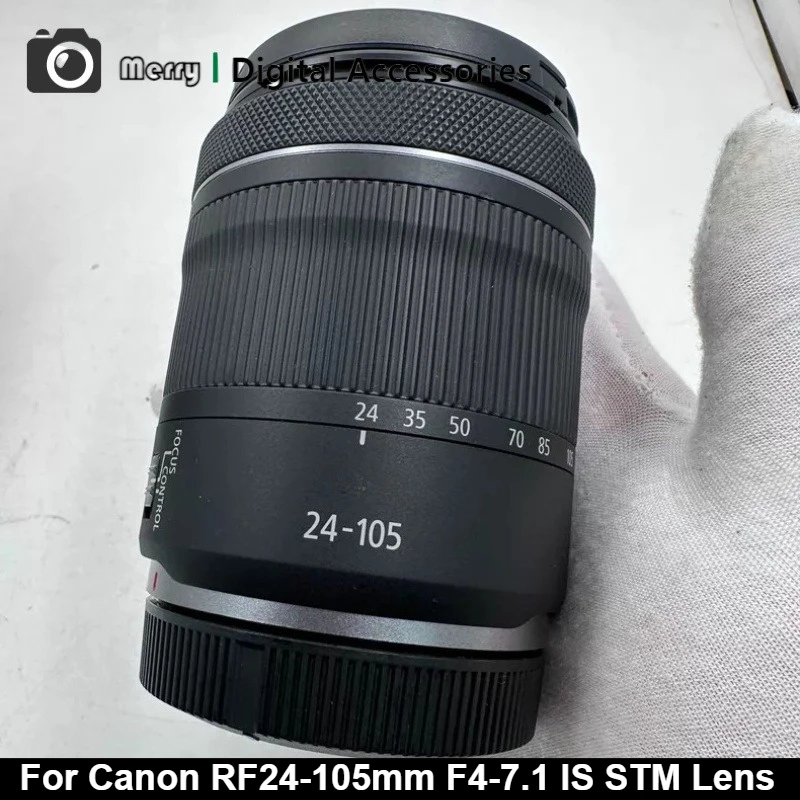 95% New Genuine For Canon RF24-105mm F4-7.1 IS STM Lens Camera Lens For Canon RF Mount R50 R10 R7 R8 RP R6 Mark II