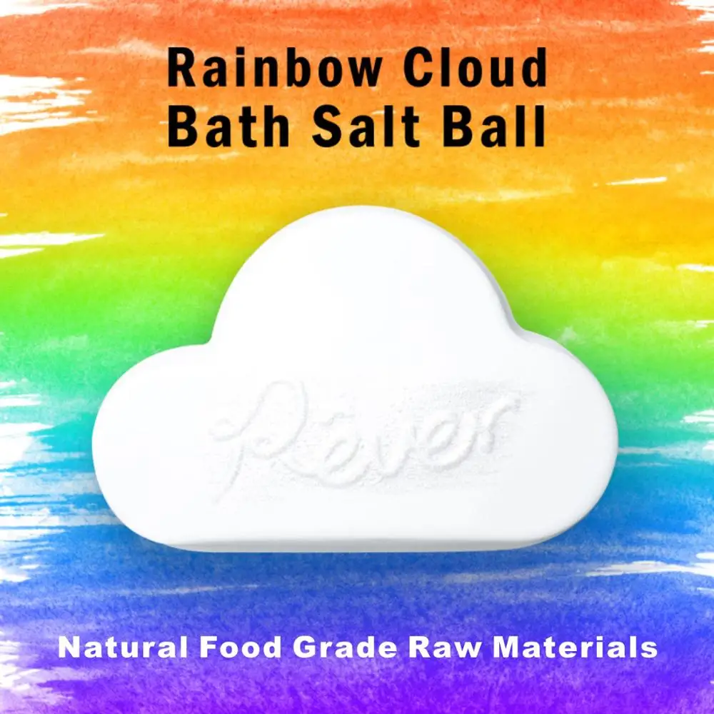 2 قطعة 320g Rainbow سحابة الطبيعية حمام قنبلة الكرة مجموعة فقاعة المنتجات من الضروري النفط اليدوية سبا الإجهاد الإغاثة