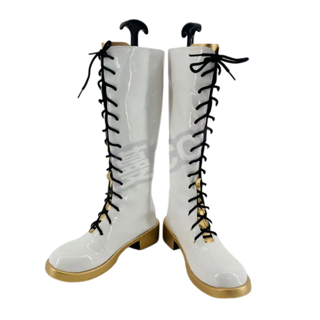 Girls KPop Demon Hunters  Black Golden Costume Shoes Rumi Zoey Mira Cosplay Boots Can Made Adult Kids Boots Shoes