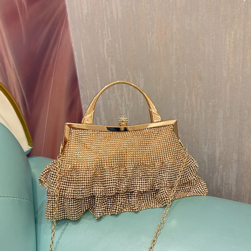 

Сумка для женщин, роскошная дизайнерская сумка-клатч, вечерняя банкетная сумка, сумка через плечо со стразами и кристаллами