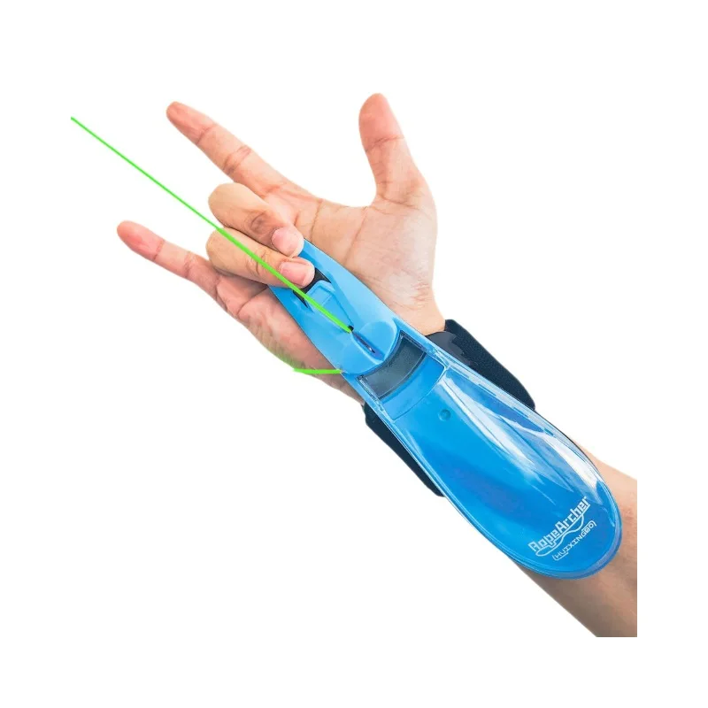 Wearable Wrist String Launcher Toy Elastic Rope Hand Shooting Emitter Indoor Outdoor Leisure Stress Relief Cosplay Play Toy for
