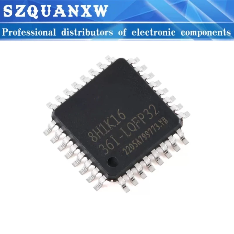 5PCS STC8H1K16 STC8H1K16-36I STC 8H1K16 LQFP32 Single Chip Enhanced 1T 8051 Microcontroller MCU IC Controller