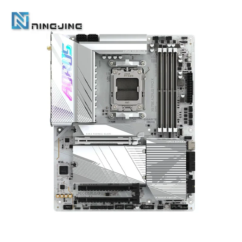 GIGABYTE New X670E AORUS PRO X ATX 16+2+2 phases VRM solution PCIe 5.0 x16 AMD X670 2.5GbE LAN & Wi-Fi 7 Socket AM5 Motherboard