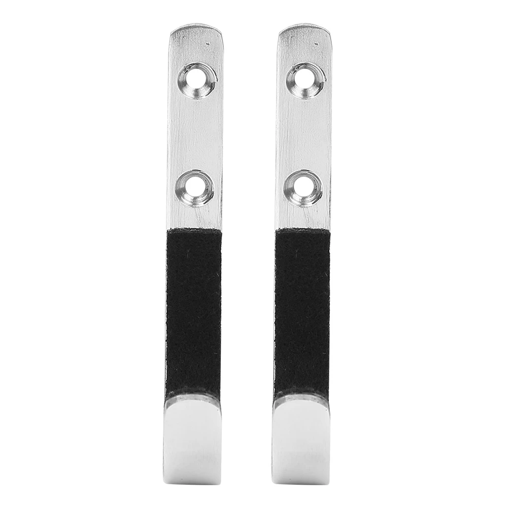 2PCS Wall Mount Storage Rack Stainless Steel Gun Racks Gun Hooks for Rifle Shot Gun