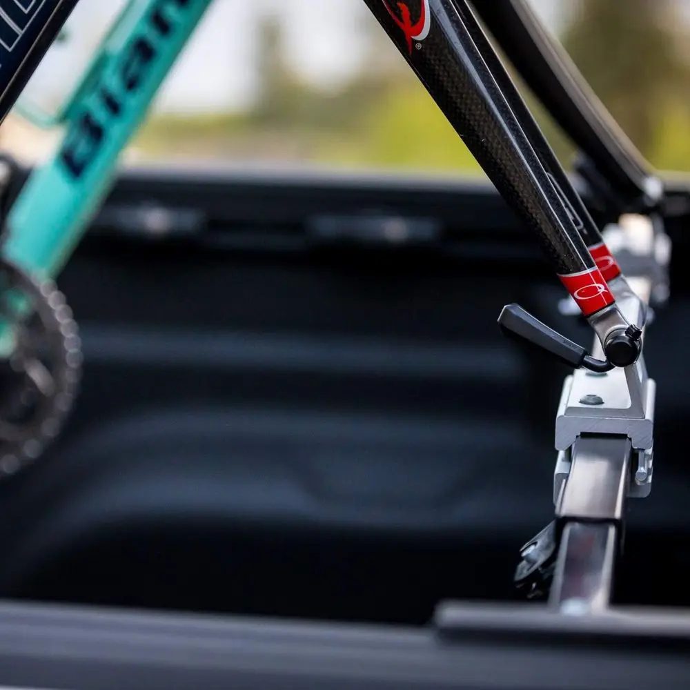 Truck Bed Bike Rack - Securely Mounts on Truck Box Edge or Quick Release for Bikes