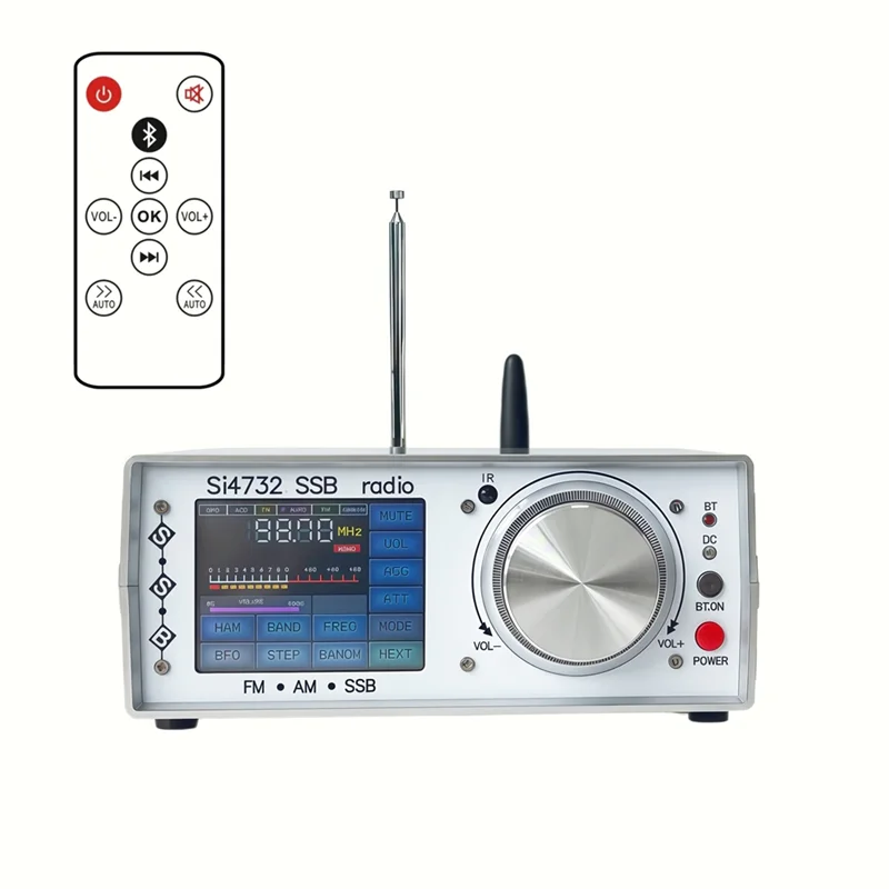 

[NEW A09R!】 ATS-25 SI4732 Full Band FM/LW MW/SW SSB Radio Receiver 64- 108Mhz 2.8-Inch Touch Screen