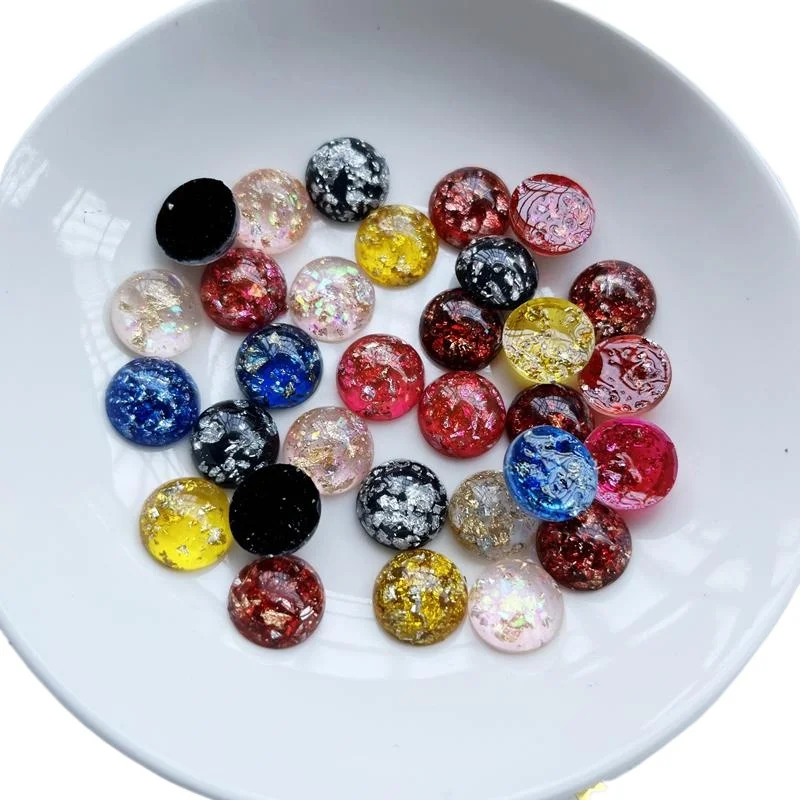 DIY30pcs/lot 5*11.5 mm rehearsal bead flat-backed drill scrapbook wedding semi-bead jewelry craft Earrings DIY accessories