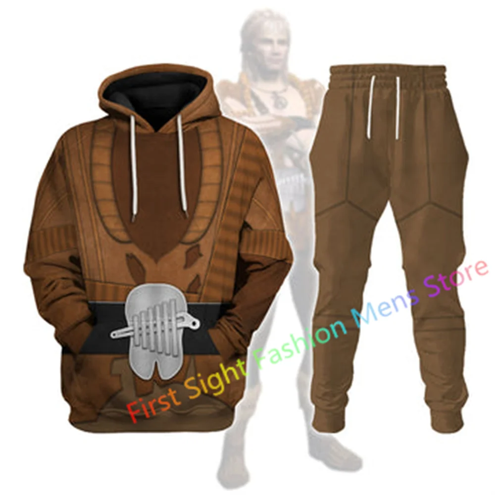 Darth Cos Vader Cosplay Anime Uniform 3D Printed Men\'s Hoodies Suits Fashion Sweatshirt Sweatpants Design Tracksuit 2 Piece Set
