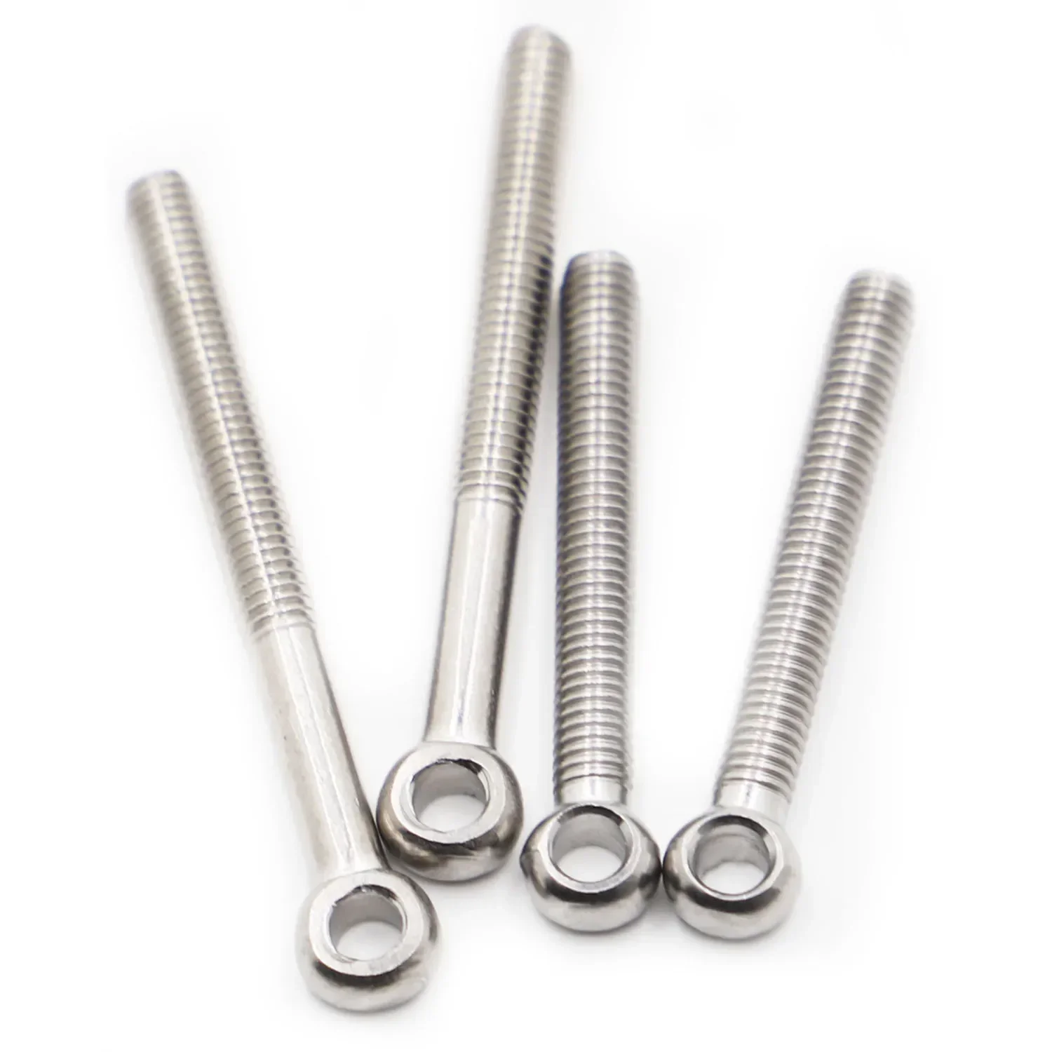 GB798 304 Stainless Steel Ring Link Bolt Fisheye Eye Slip Hole Screw Size:M5 M6 M8 M10 M12*L=20-100mm
