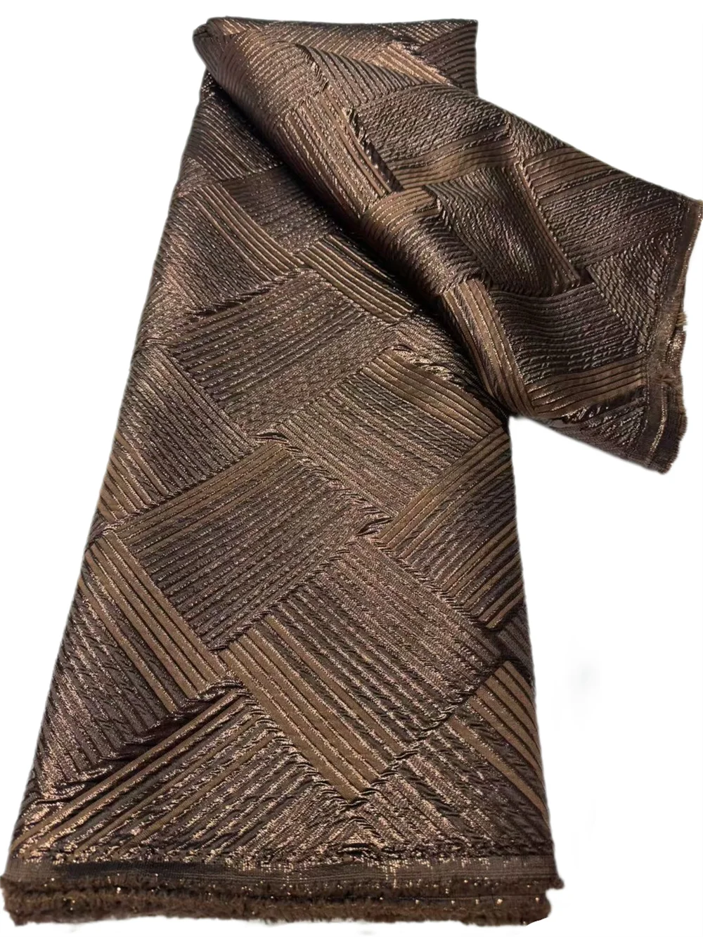 

2025 Hot Sale African Pure Color Brocade Lace Fabric Nigerian Jacquard Lace Fabric Organza Lace For Evening Prom Women Dresses