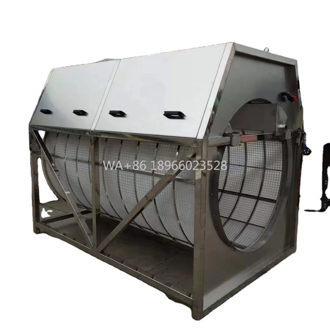 معدات الزراعة الفولاذ المقاوم للصدأ طبل FilterRAS نظام الروبيان المياه العذبة