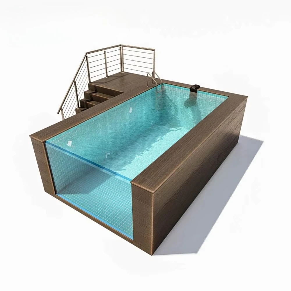 Customized Acrylic Container Swimming Pool - Small Size Above Ground For Patio Bedroom Living Room Home Use