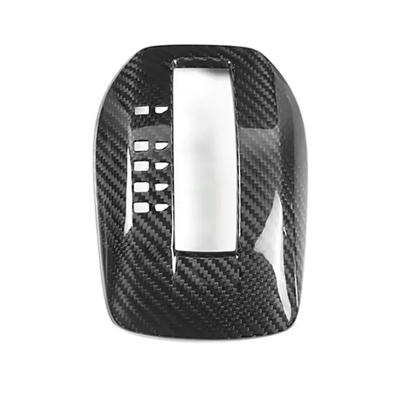 For Chevrolet Camaro Real Dry Carbon Fiber 2010-2023 Interior Gear Shift Panel Cover Trim Chevrolet Stickers Manual Modification