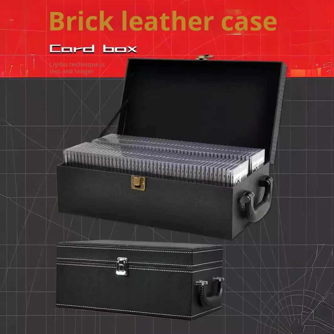 

Approximately 90 pieces card bricks Large Capacity Star Card Storage PTGC Card Brick Clip Game PSA Rating Games Card Organizer