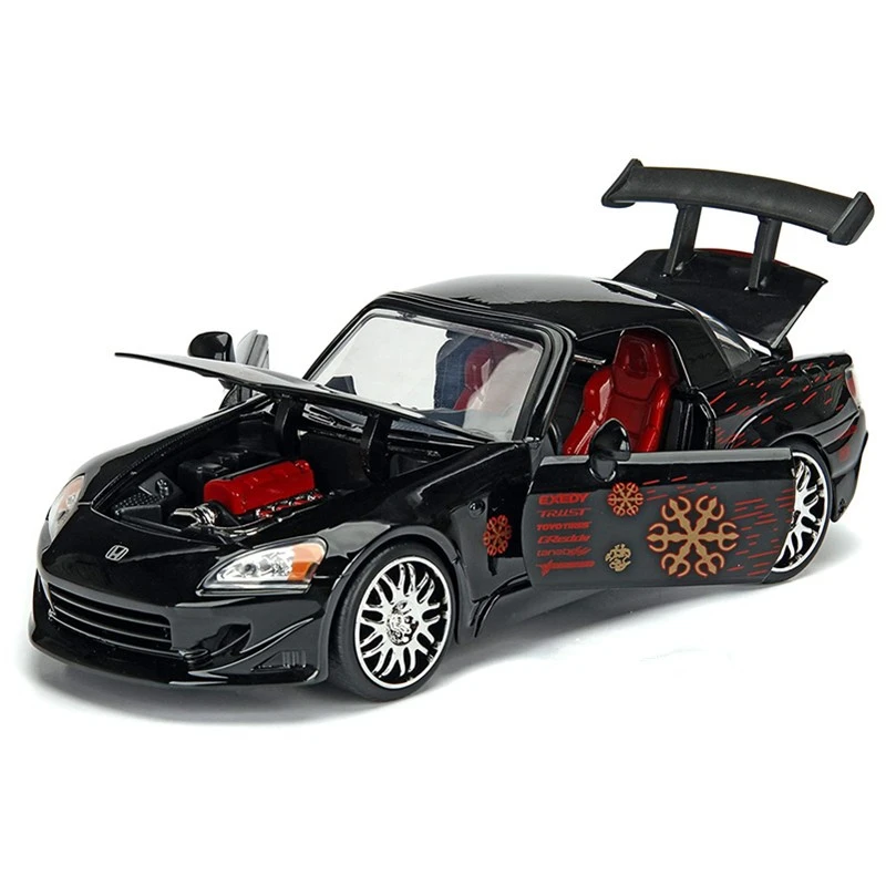 1:24 Honda S2000 Alloy Sports Car Diecast & Toy Metal Muscle Racing Car Supercar Model High Simulation Collection Childrens Gift