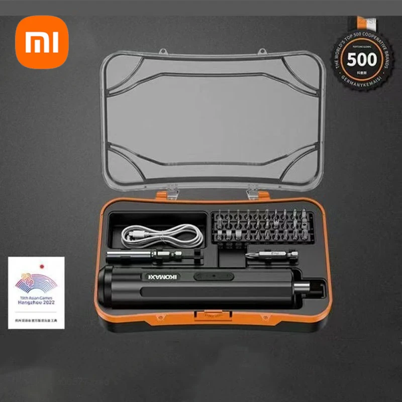 Xiaomi KOMAX Electrical Screwdriver Set Smart Cordless Electric Screwdrivers USB Rechargeable Handle 30 Bit Sets Repair Tools