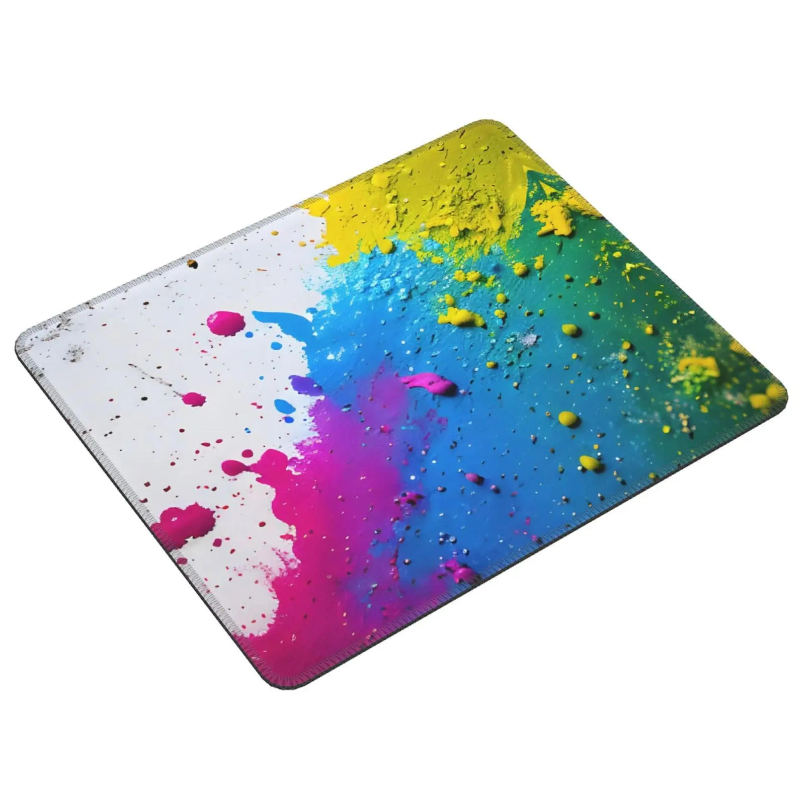 Vintage Paint Splatter Backdrop Printing Lock Edge Gaming Mousepad Gamer Mouse Mat Keyboard Mats Desk Pad Mousepads 22x18cm