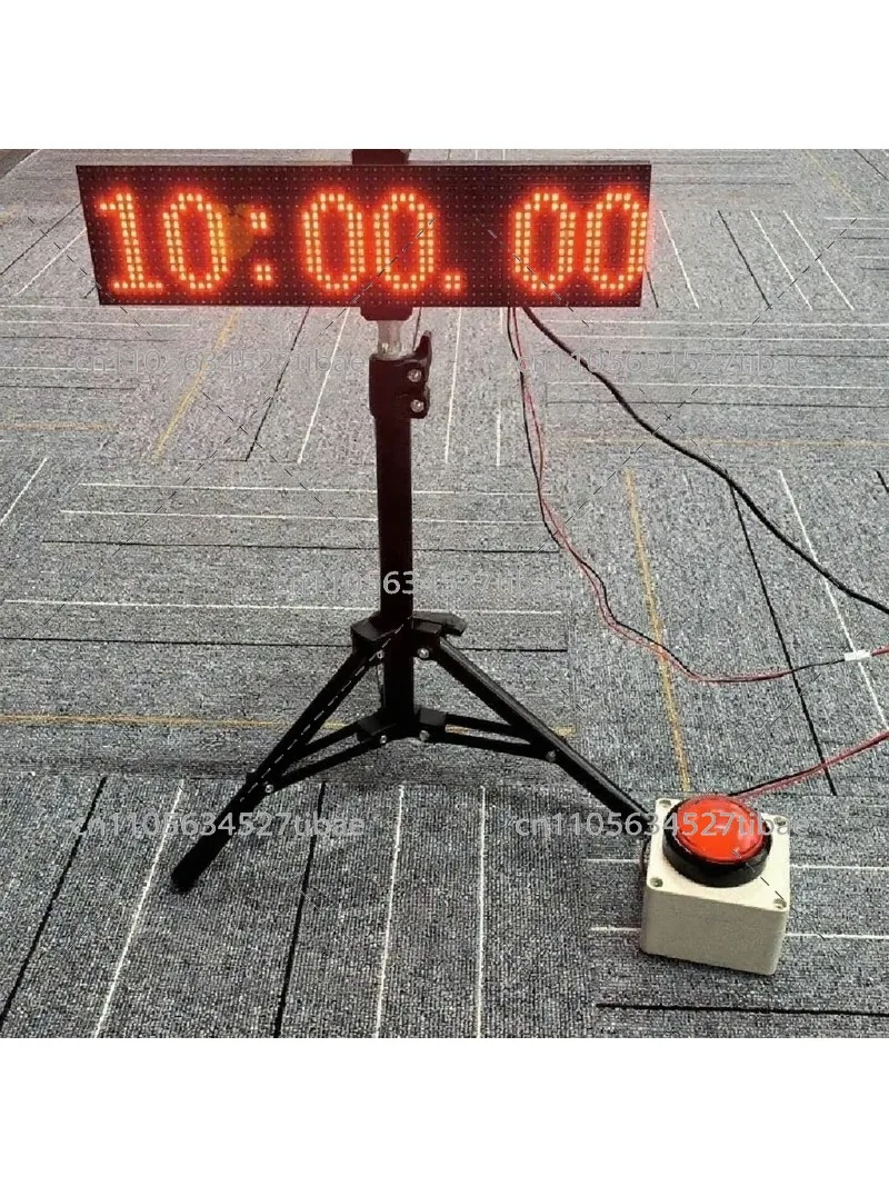 LED Large Screen Push Button Countdown Timer, Handheld Kitchen Cooking Timer with Magnetic Back