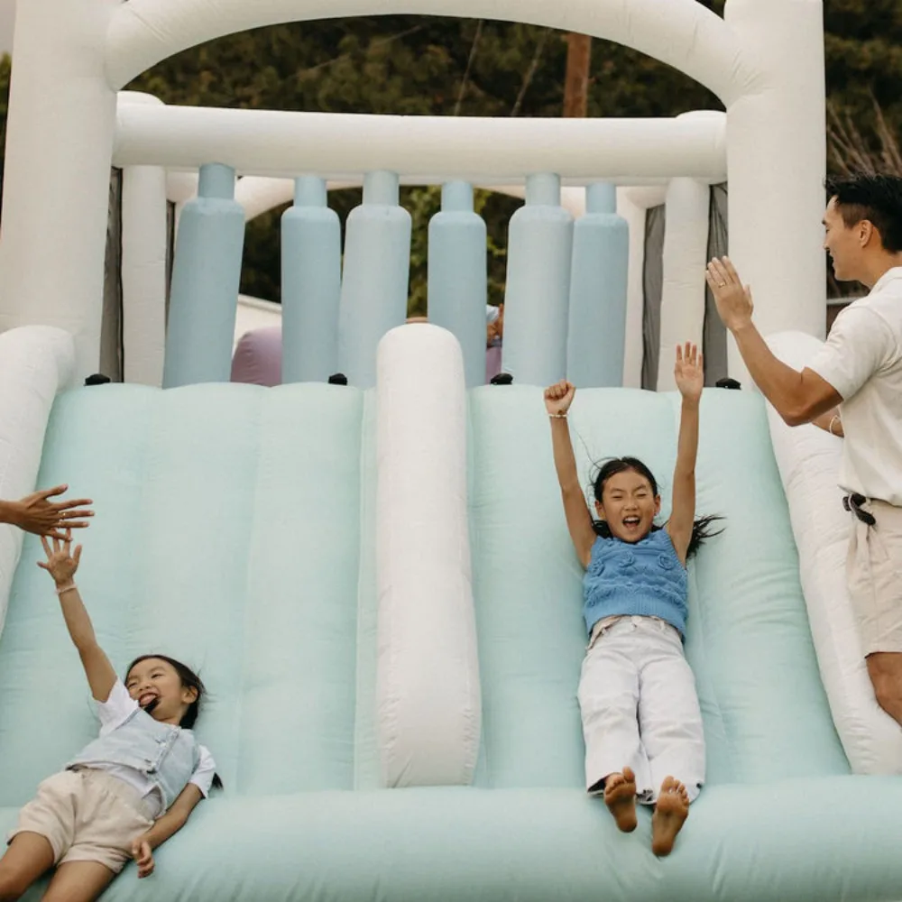 Castillo inflable para niños, castillo inflable para fiesta de agua al aire libre, trampolín deslizante