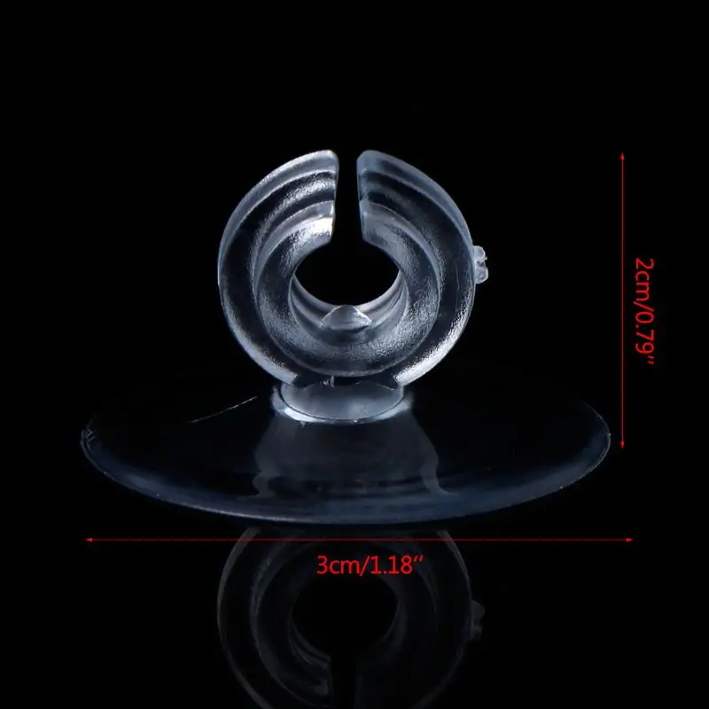 F92B 10 pakiet Aquarium Transparent Ssać Puchar klips