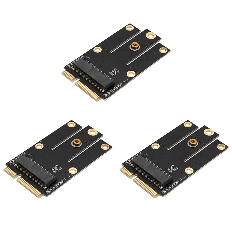 3x m.2 ngff para mini adaptador conversor pci-e para m.2 wifi wlan cartão bluetooth ax200 9260 8265 8260 para laptop