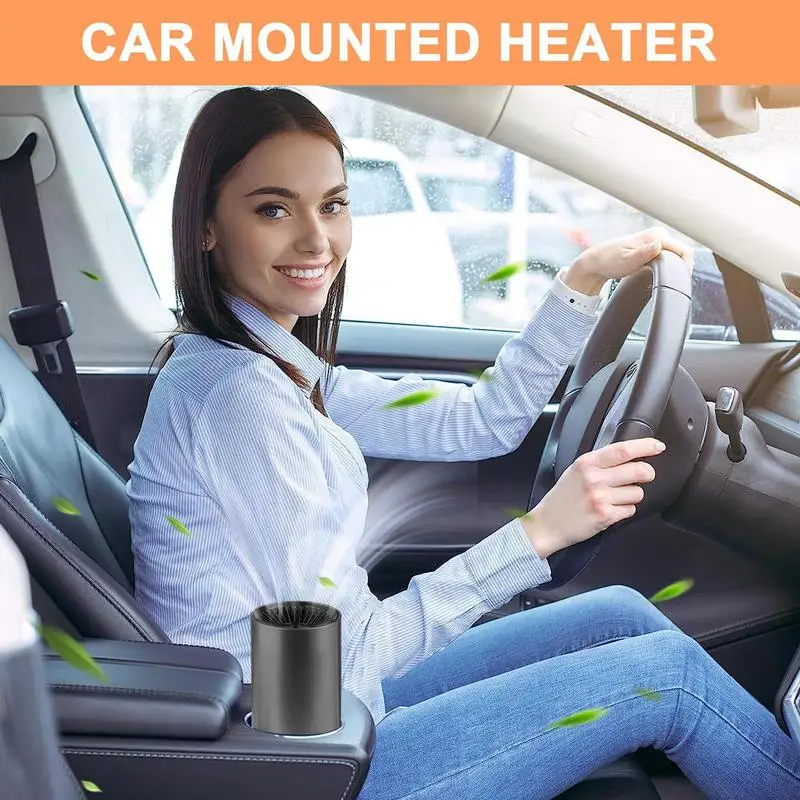 

Car Defogger Portable Heater 12V Cup Shape Electric Defogger Portable Car Defroster Windshield Defogger And Defroster With