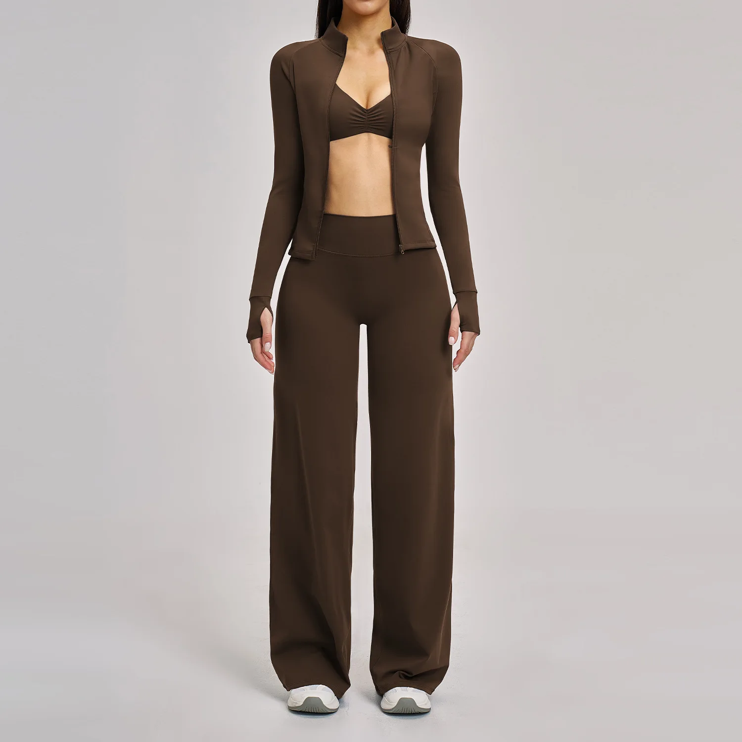 Ensemble de vêtements de sport pour la gym, 2/3 pièces, ensemble de yoga pour femmes, tenue de sport