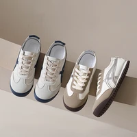 Baskets de sport rétro pour femmes, à lacets, rayées, légères, à semelle souple, décontractées, pour la marche quotidienne, chaussures tendance. 4
