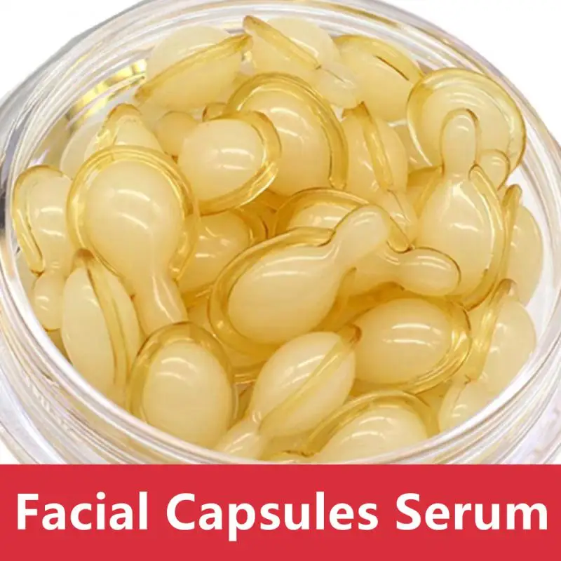 Cápsulas de suero de colágeno para mujer, cuidado de la piel facial, hidratante, antiarrugas, blanqueamiento, reafirmante, suero VC, cosméticos de belleza, 10-80 Uds.