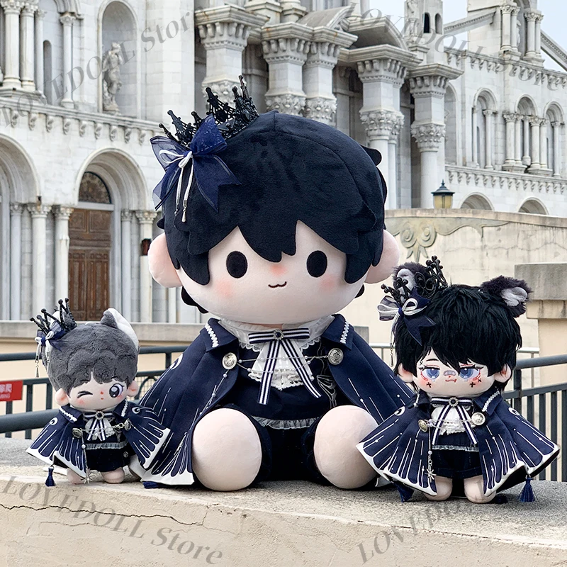 Handsome Retro Dolls Clothes Set Crown Cloak Shirt Vest Short Shoes For 15/40cm Doll Body Clothing No Attribute Costume Original