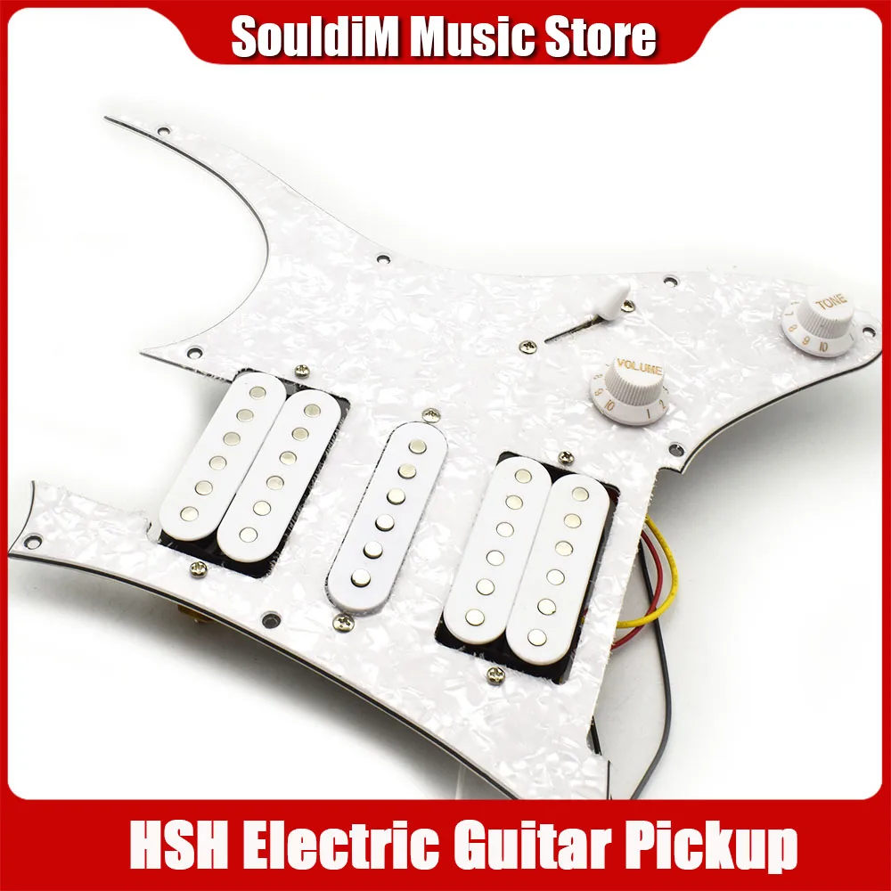 Humbucker Pickups Prewired Pickguard Guitar Pickup Suitable for Electric Guitar Electric Guitar Pickups HSH