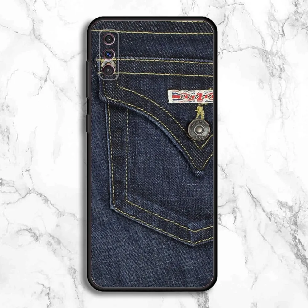 Tool Jeans Pattern Phone Case For Samsung Galaxy A13,A21s,A22,A31,A32,A52,A53,A71,A80,A91 Soft Black Phone Cover